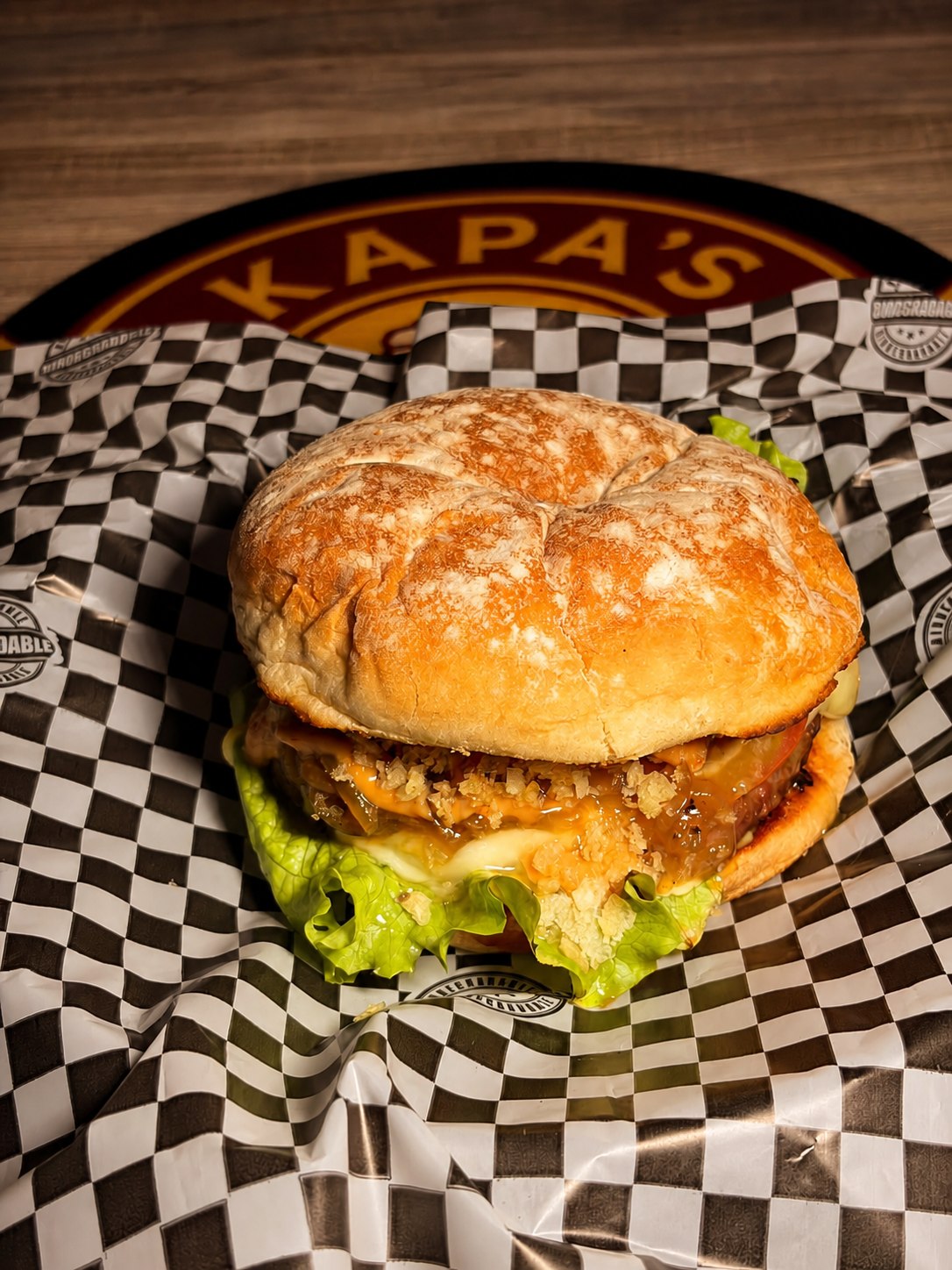 Hamburguesa de la casa KAPA'S